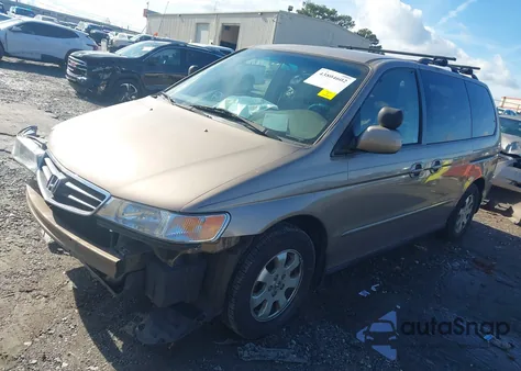 2003 Honda Odyssey Ex from USA, damaged, VIN 5FNRL18603B103146